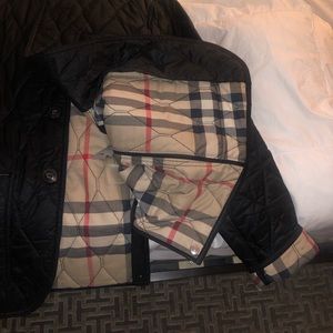 Men’s quilted Burberry coat